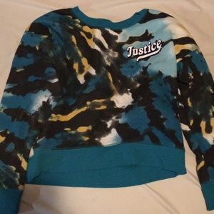 Justice crew sweater